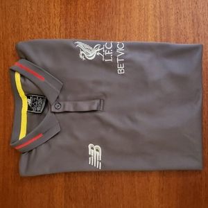 New Balance mens Liverpool polo